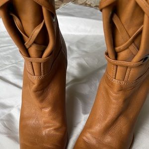 Gorgeous Italian calfskin boots .